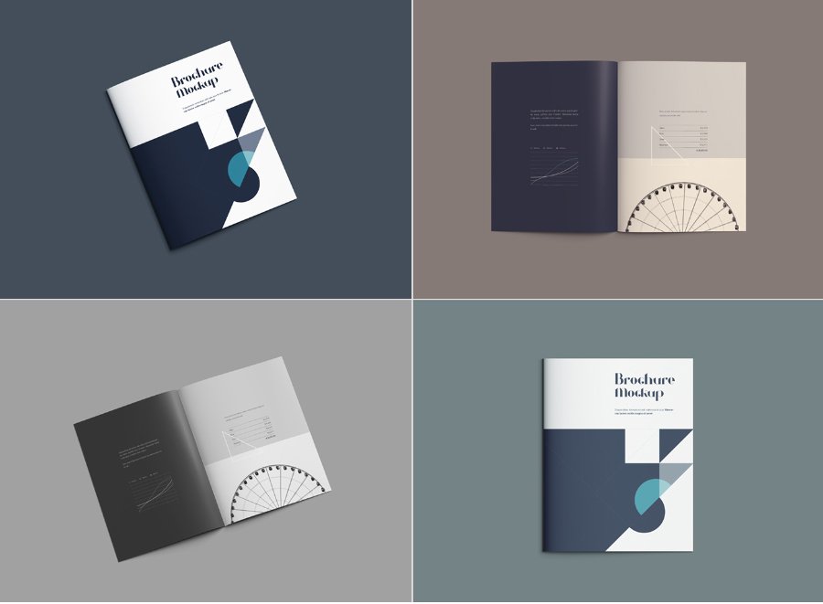 Letter Brochure Mockup