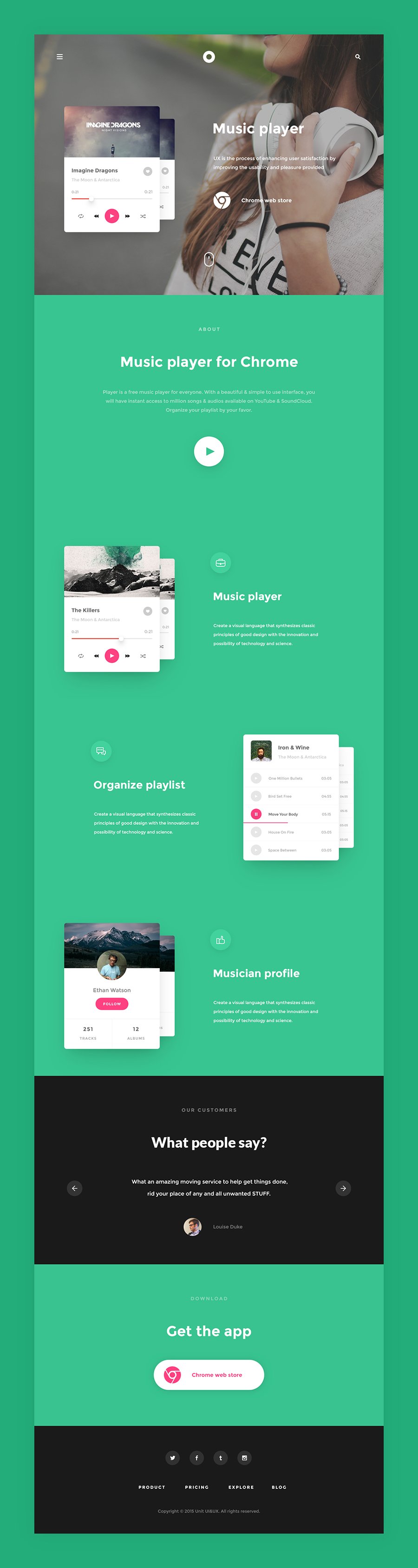 Free Landing Page for Chrome Apps