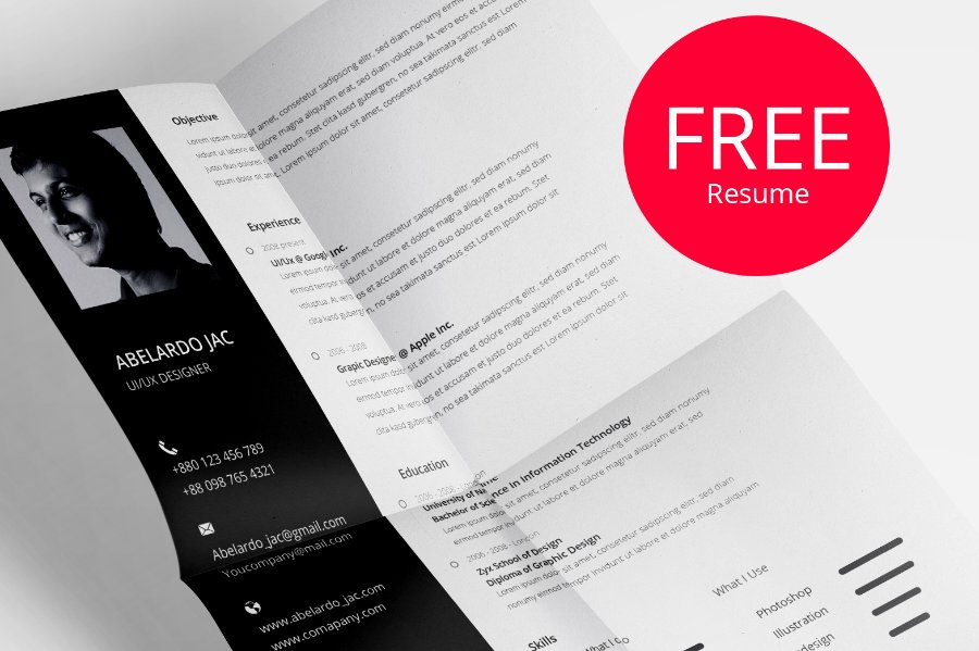 Classy PSD Resume Template
