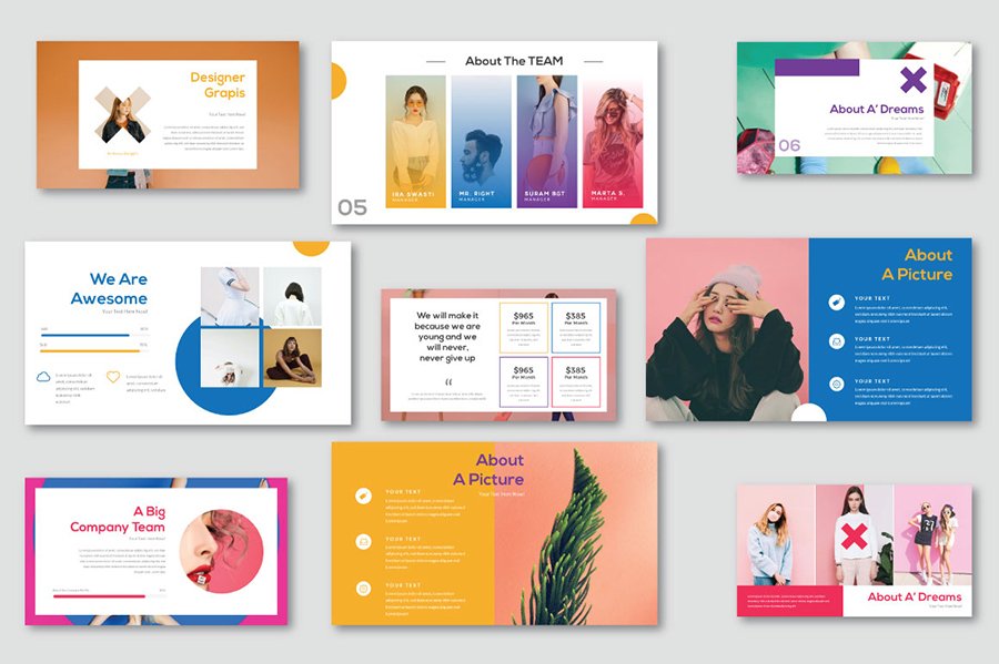 Pastel Free Presentation Template