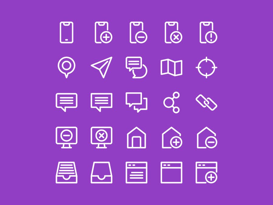 100 User Interface Icons