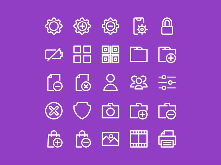 100 User Interface Icons