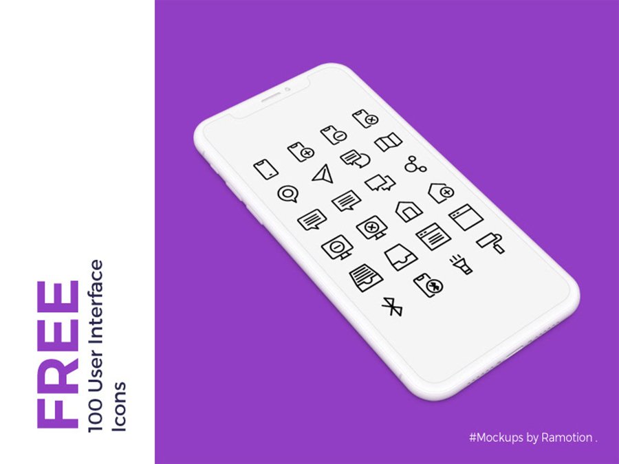 100 User Interface Icons