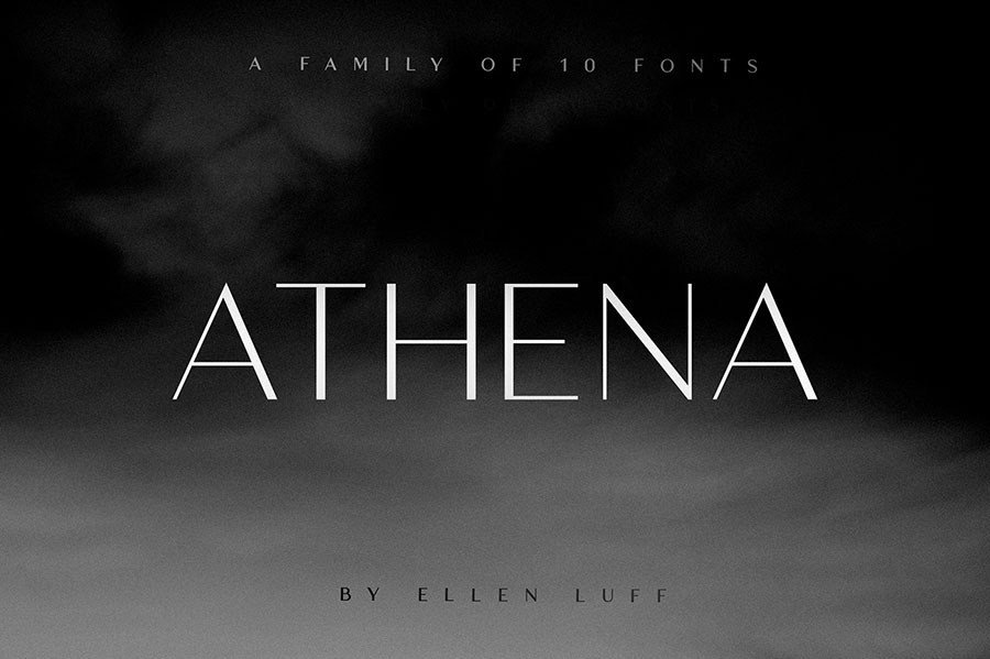 Athena Font Family Demo