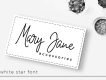 White Star Script Font Demo