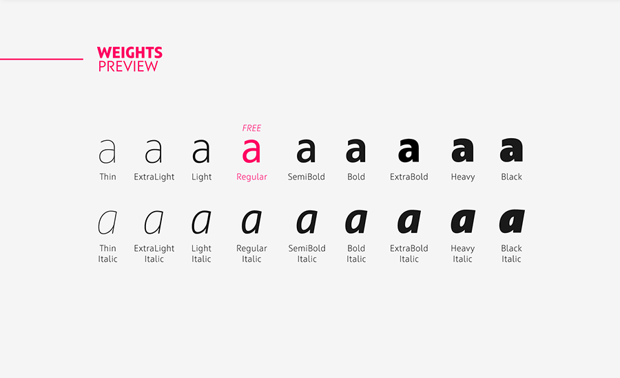 Squad Typefamily Free Demo