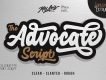 Advocate Script Font Demo