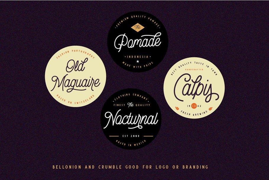 Bellonion Script Font Demo