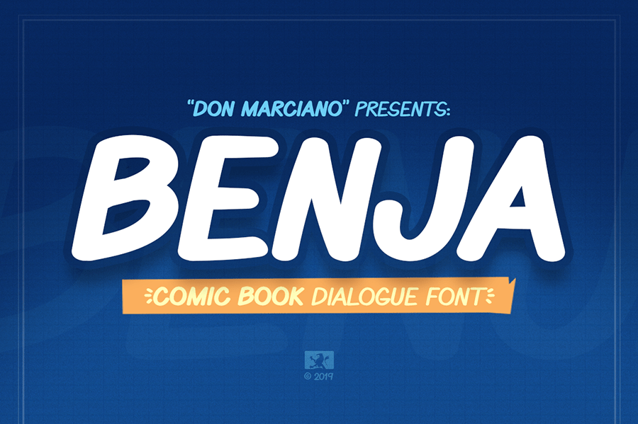 Benja Comic Book Free Font