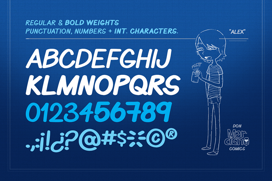 Benja Comic Book Free Font
