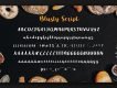Blusty Script Font Demo