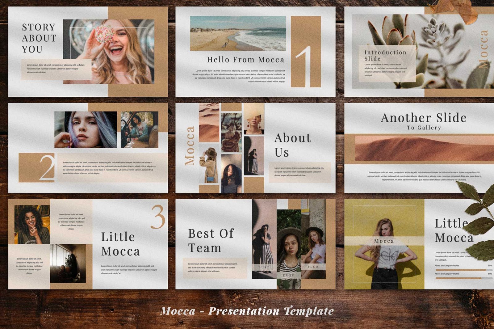 Mocca Free Powerpoint Template