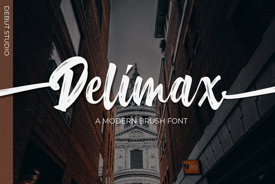 Delimax Brush Font Demo