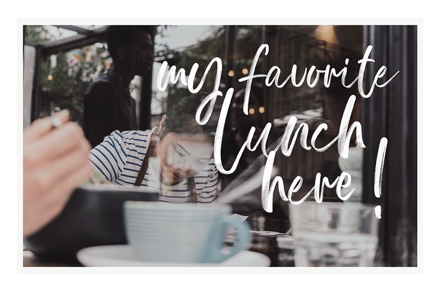 Display Signature Brush Font
