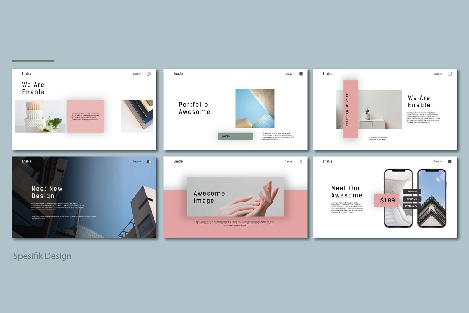 Enable Free Presentation Template