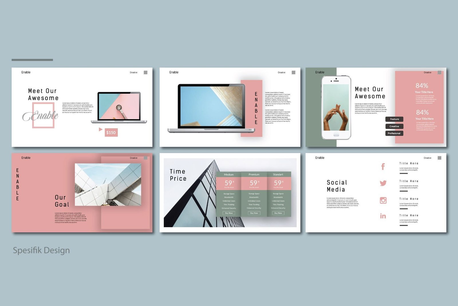 Enable Free Presentation Template