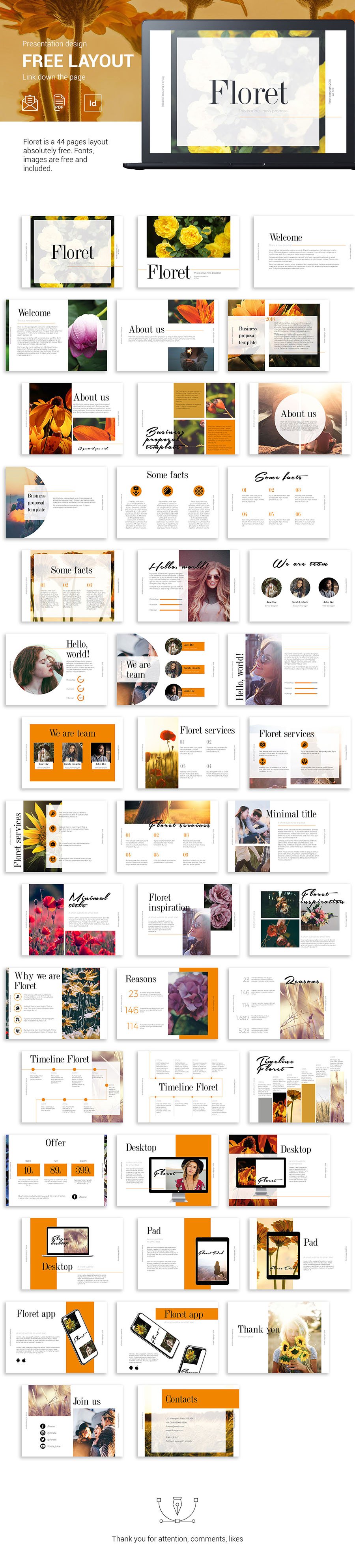 Floret Free Proposal Template