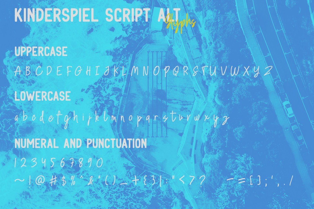 Free Kinderspiel Font Duo Demo