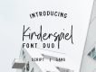 Free Kinderspiel Font Duo Demo