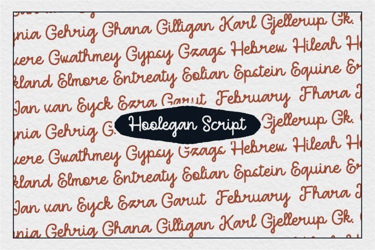 Hoolegan Font Duo Demo