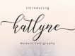Katlyne Script Free Demo