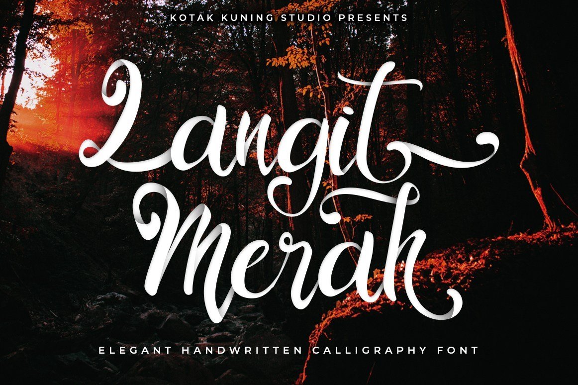 Langit Merah Font Demo