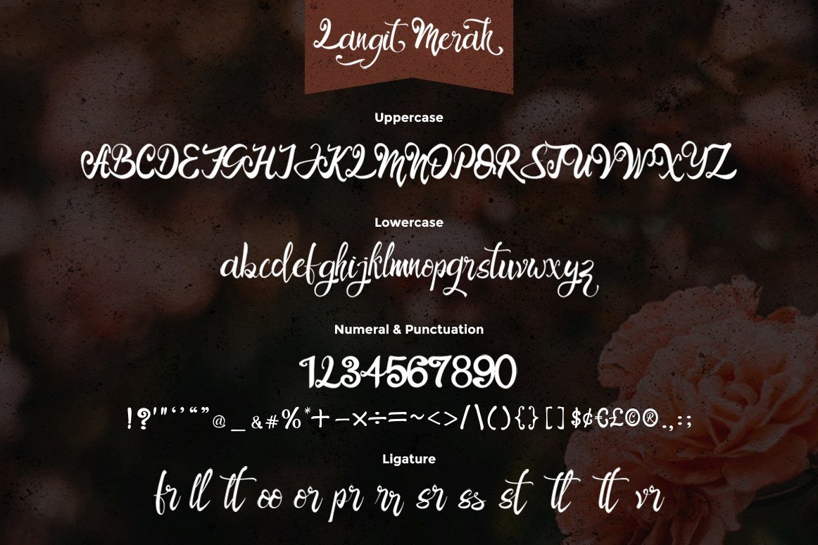 Langit Merah Font Demo