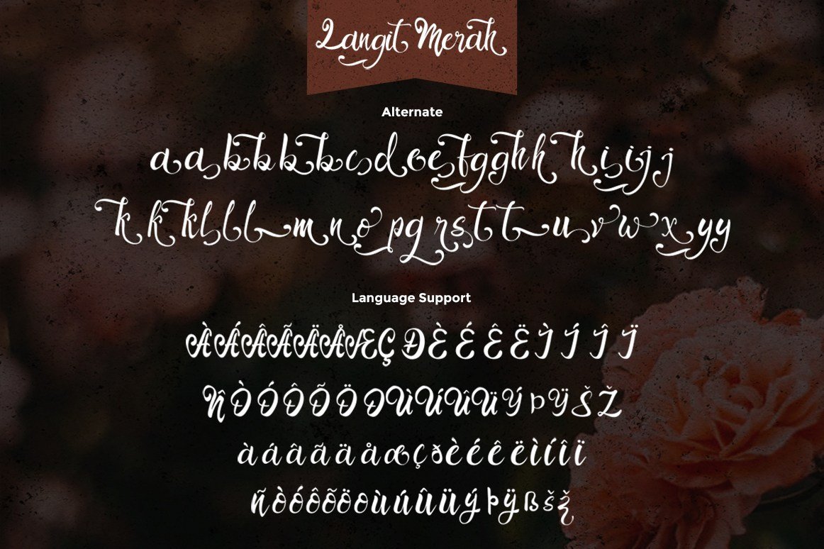 Langit Merah Font Demo