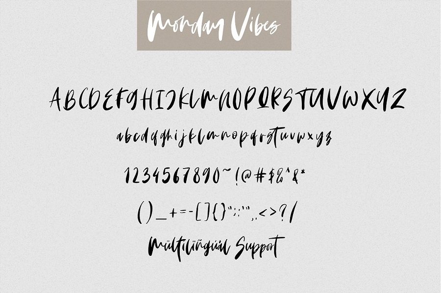 Monday Vibes Handwritten Font