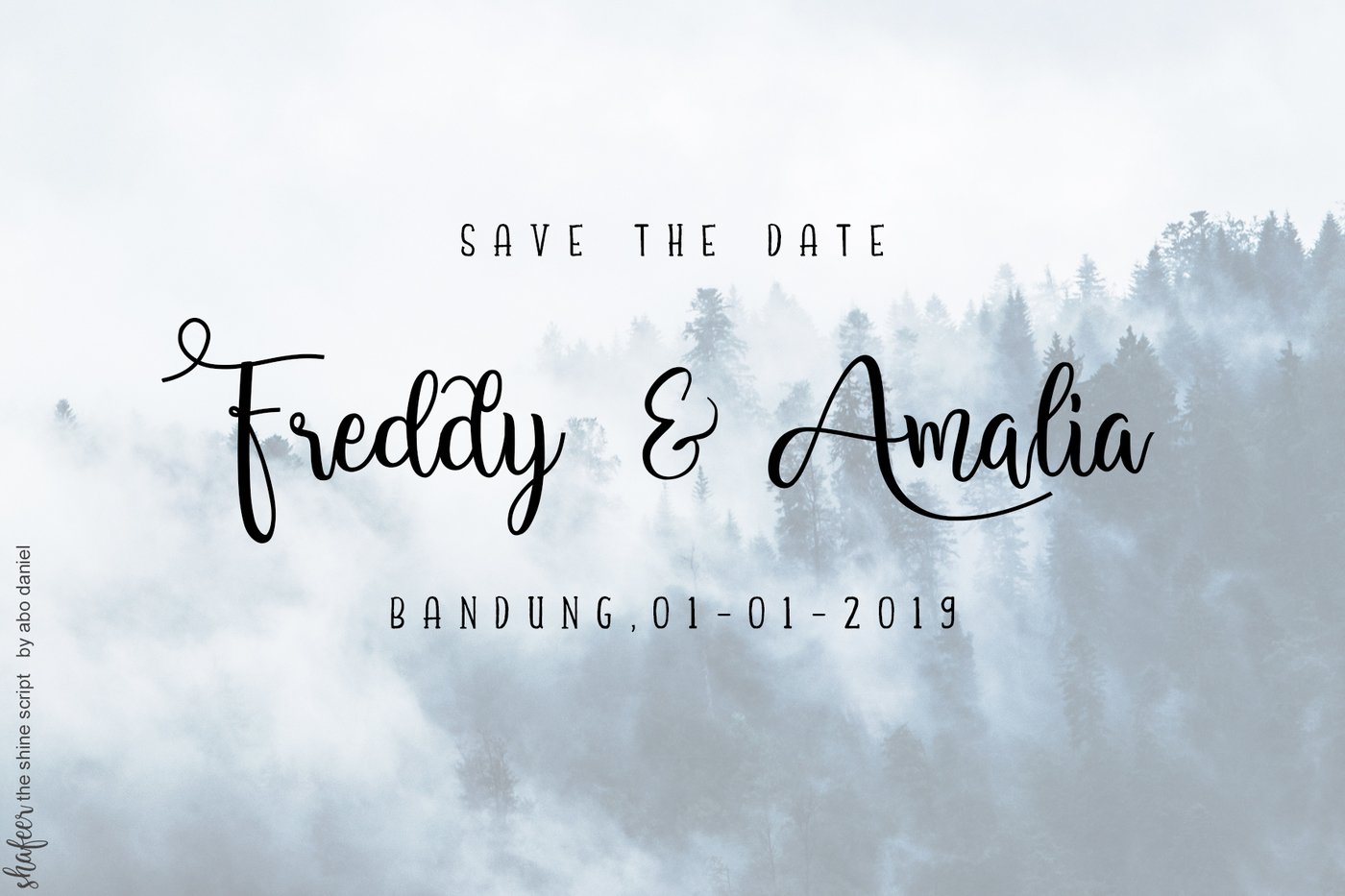 Shafeer Handlettering Font Duo