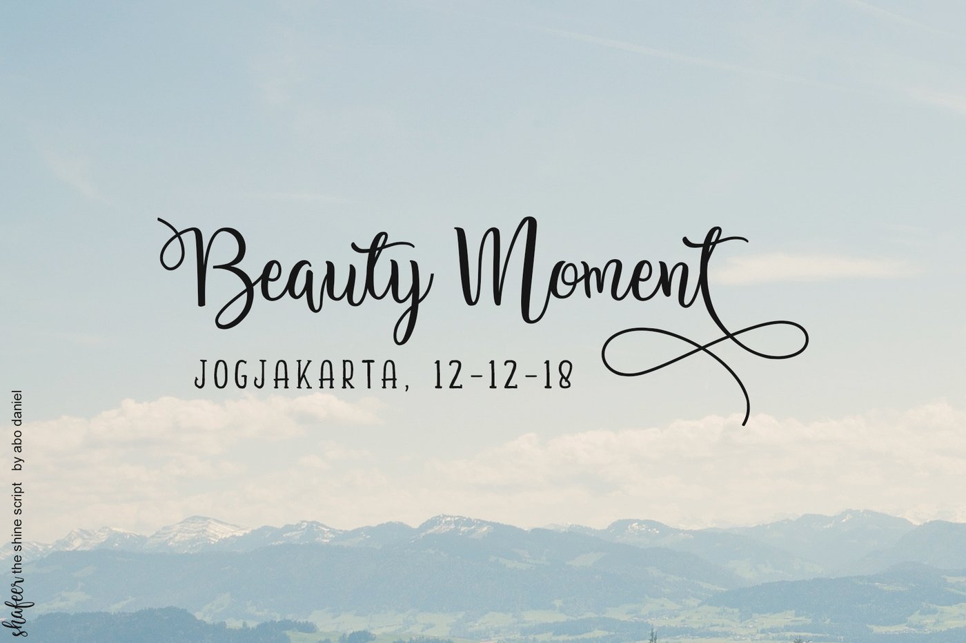 Shafeer Handlettering Font Duo