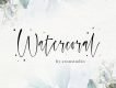 Watercoral Script Free Demo