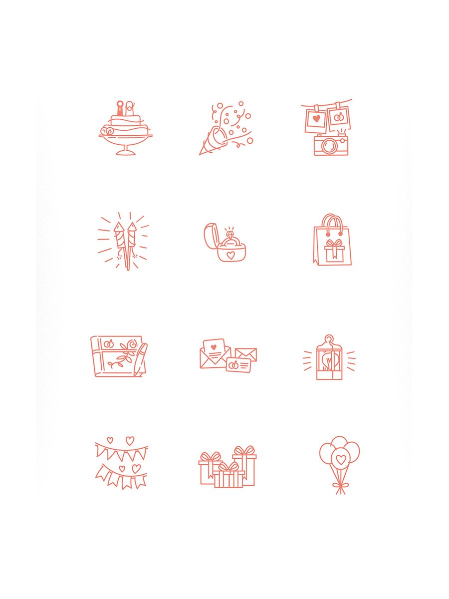 Free Wedding Icon Pack