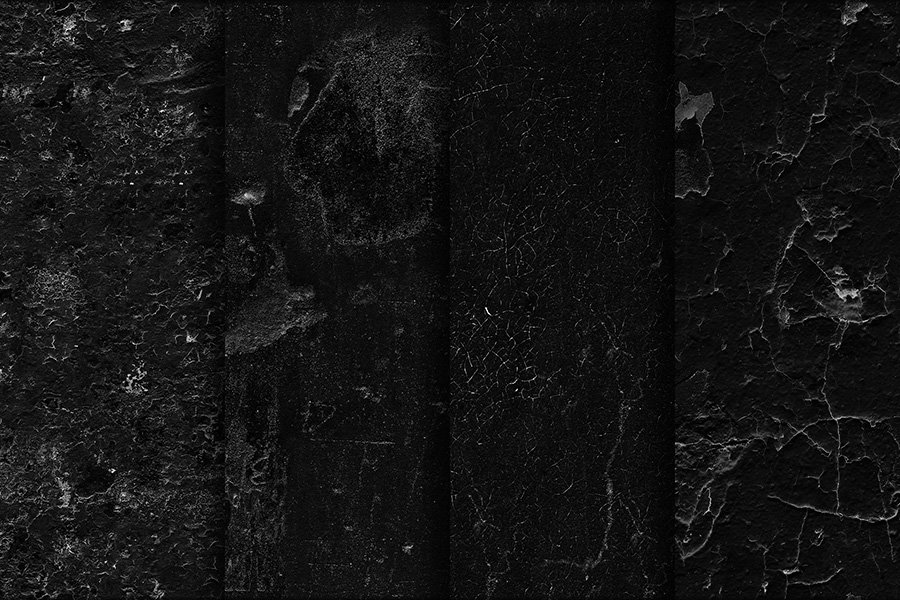 20 Black Wall Seamless Textures
