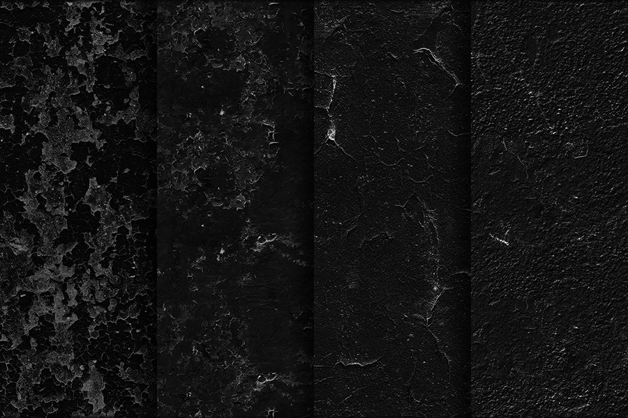20 Black Wall Seamless Textures