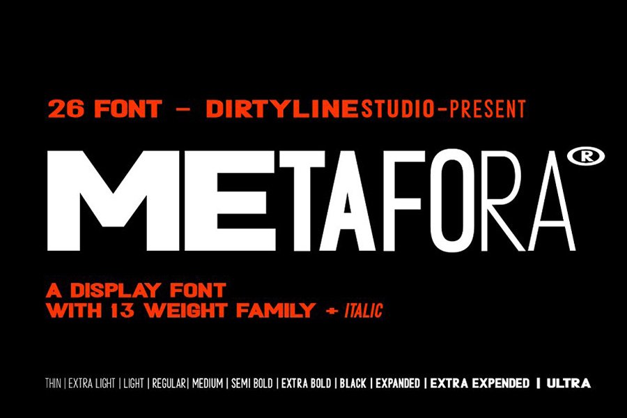 Metafora Sans Font Demo