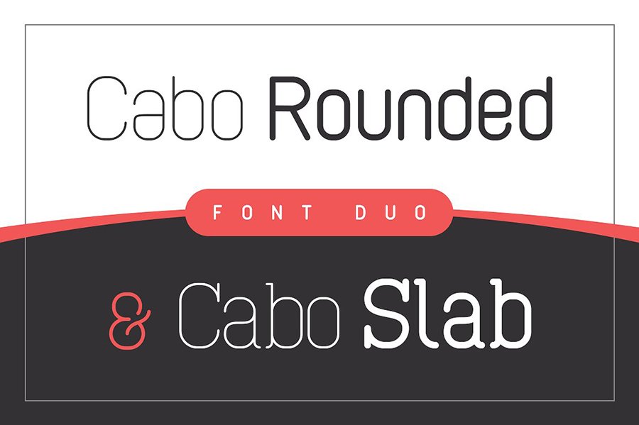 Cabo Rounded Slab Font