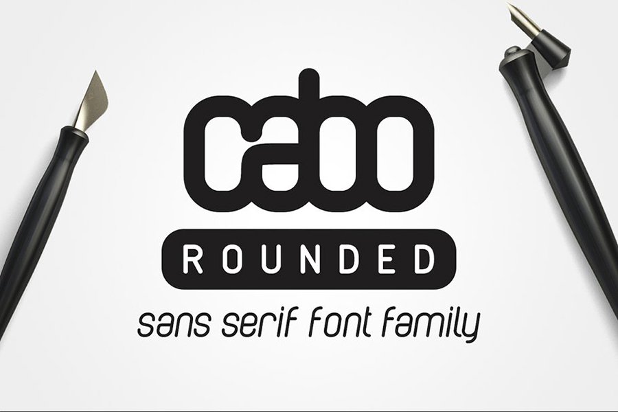 Cabo Rounded Slab Font