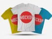 Free Colorful T-Shirt Mockup