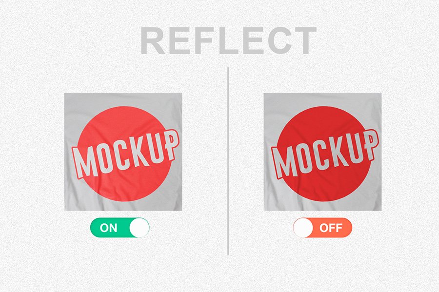 Free Colorful T-Shirt Mockup