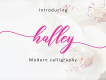 Halley Modern Calligraphy