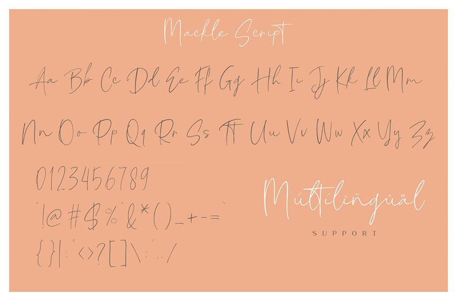 Mackle Script Font Demo