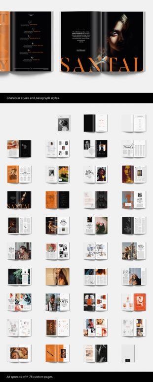 Santal - Free Magazine Editorial
