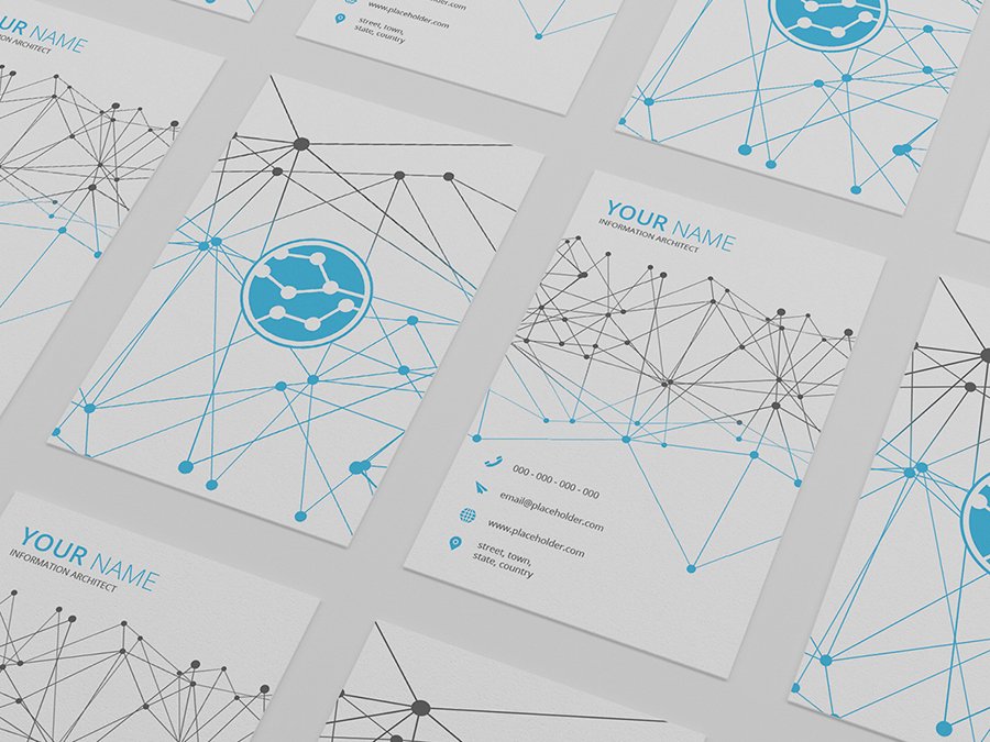 Tech Business Card Template