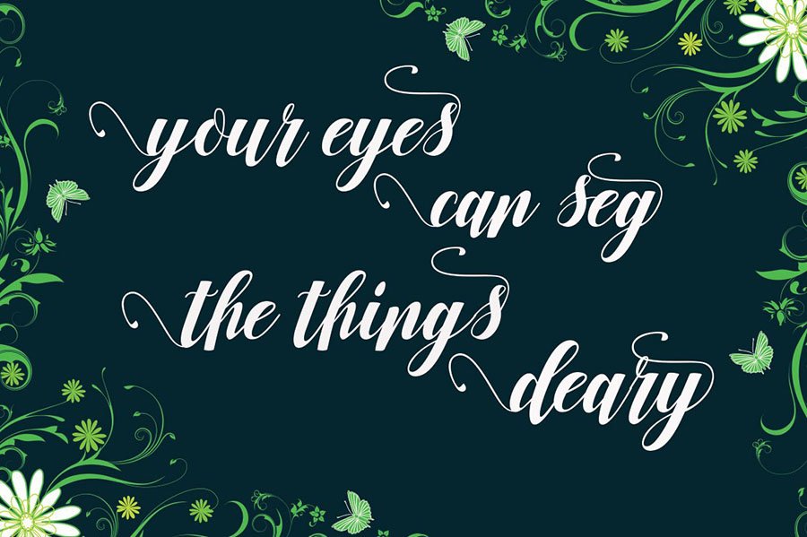 Nurillia Calligraphy Script Font