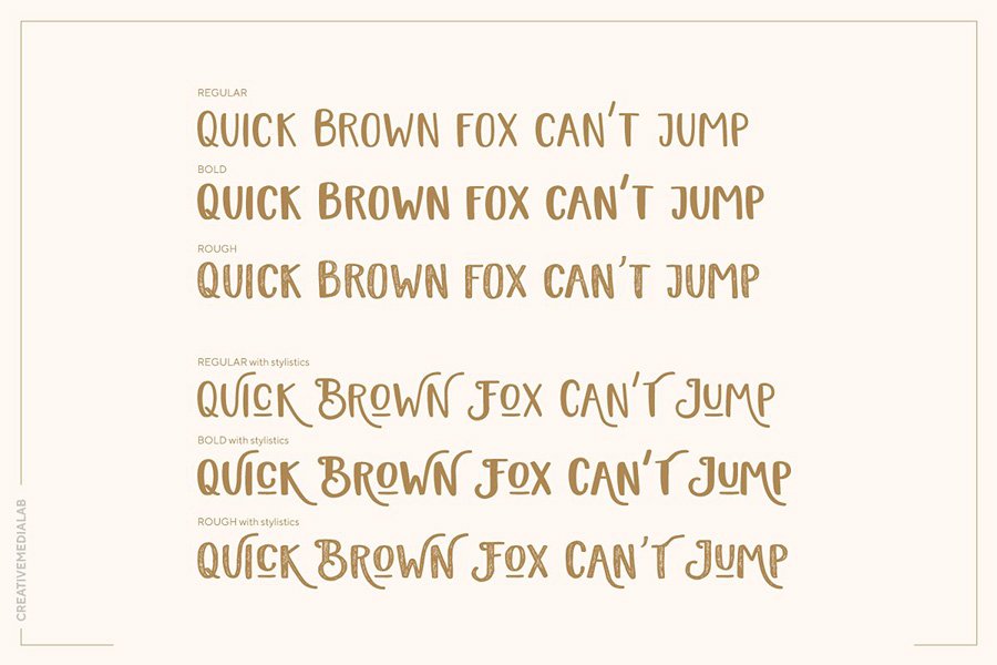 Brotherley Typeface Free Demo