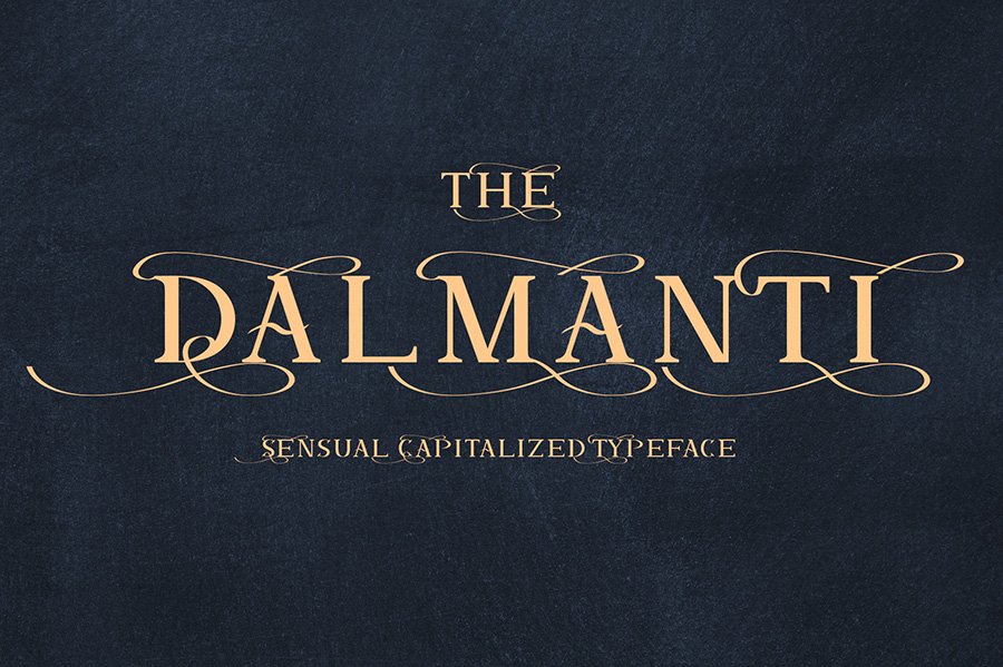 Dalmanti Display Font Demo
