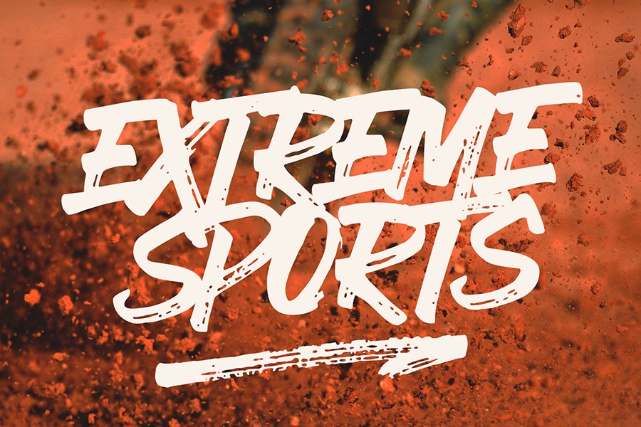 Ever Looser Wild Brush Font