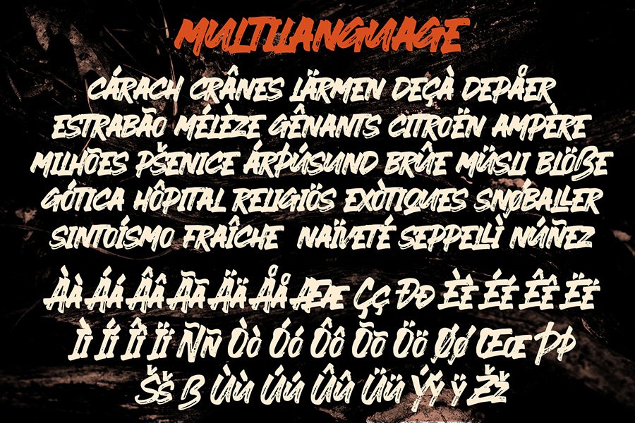 Ever Looser Wild Brush Font