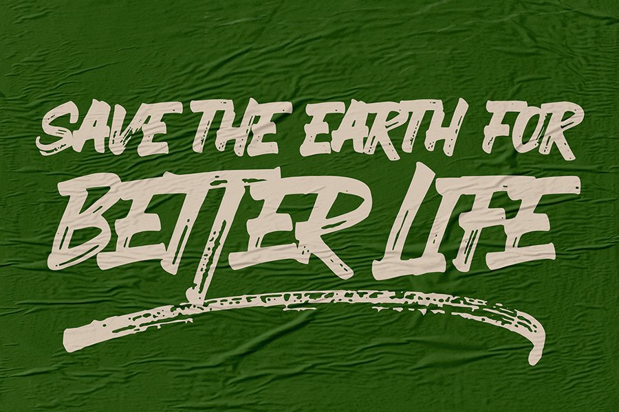 Ever Looser Wild Brush Font